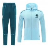Chandal con Capucha del Olympique Marsella 2024-25 Azul