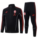 Chandal de Chaqueta del AC Milan 25-26 Negro