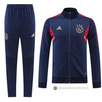 Chandal de Chaqueta del Ajax 22-23 Azul