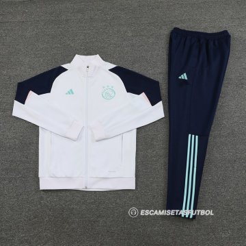 Chandal de Chaqueta del Ajax 23-24 Blanco
