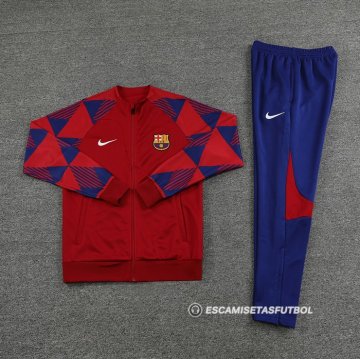 Chandal de Chaqueta del Barcelona 2022-23 Rojo