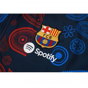 Chandal de Chaqueta del Barcelona 2024-2025 Rojo y Azul