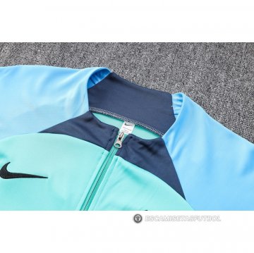 Chandal de Chaqueta del Barcelona 22-23 Verde