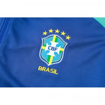 Chandal de Chaqueta del Brasil 24-25 Azul