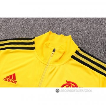 Chandal de Chaqueta del Flamengo 22-23 Amarillo