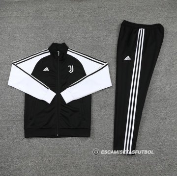 Chandal de Chaqueta del Juventus 22-23 Negro y Blanco