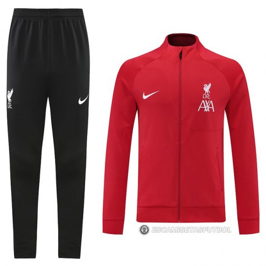 Chandal de Chaqueta del Liverpool 22-23 Rojo - Haga un click en la imagen para cerrar