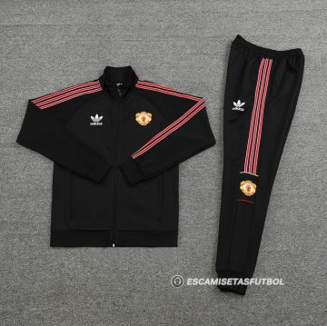 Chandal de Chaqueta del Manchester United 2022-2023 Negro