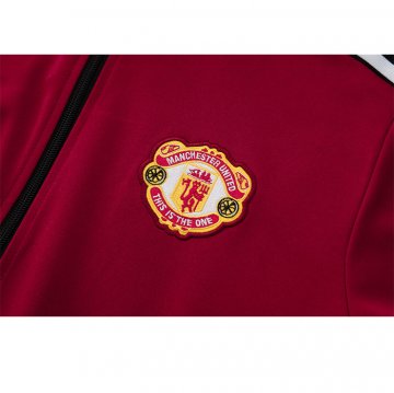 Chandal de Chaqueta del Manchester United 2024-25 Rojo Oscuro