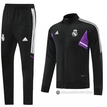 Chandal de Chaqueta del Real Madrid 22-23 Negro