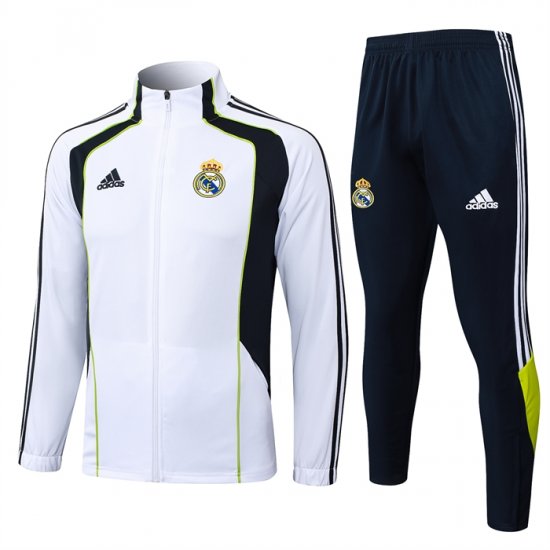 Chandal de Chaqueta del Real Madrid 25-26 Blanco Negro - Haga un click en la imagen para cerrar