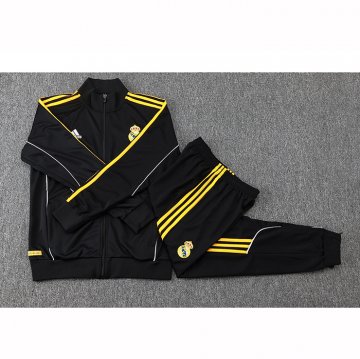 Chandal de Chaqueta del Real Madrid Nino 25-26 Negro Amarillo