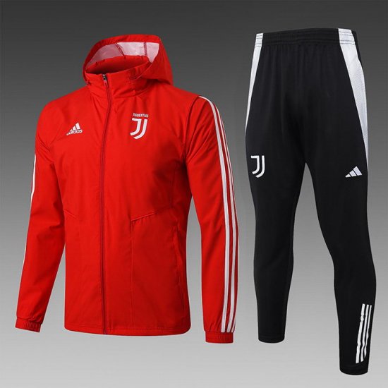Chandal de Rompevientos del Juventus 24-25 Rojo - Haga un click en la imagen para cerrar