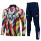 Chandal de Sudadera del Arsenal 25-26 Azul Amarillo Rojo