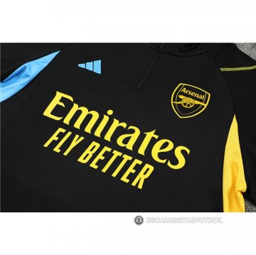 Chandal de Sudadera del Arsenal Nino 23-24 Negro