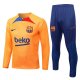 Chandal de Sudadera del Barcelona Nino 2022-23 Naranja