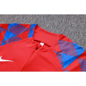 Chandal de Sudadera del Barcelona Nino 23-24 Rojo