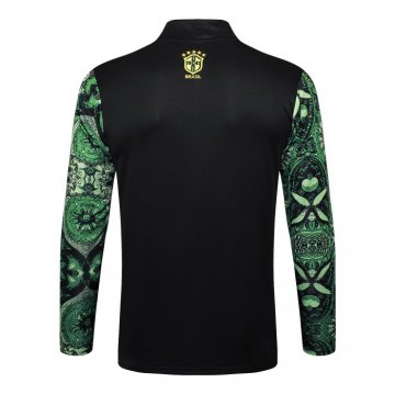 Chandal de Sudadera del Brasil Jesus 24-25 Verde