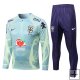 Chandal de Sudadera del Brasil Nino 22-23 Verde