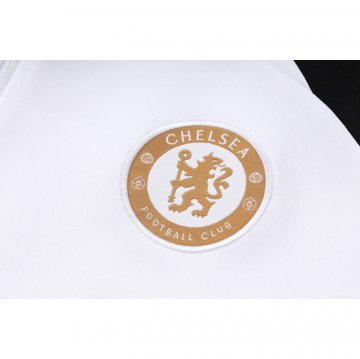 Chandal de Sudadera del Chelsea Nino 23-24 Blanco