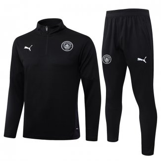 Chandal de Sudadera del Manchester City 25-26 Negro