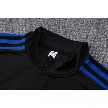 Chandal de Sudadera del Manchester United 22-23 Negro y Rosa