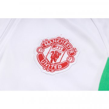 Chandal de Sudadera del Manchester United Nino 23-24 Blanco