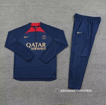 Chandal de Sudadera del Paris Saint-Germain 2023-24 Azul