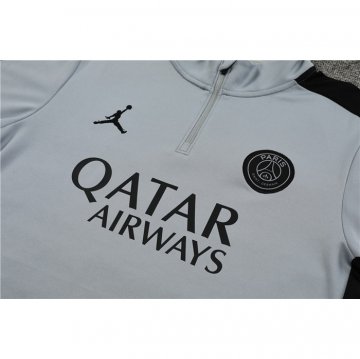 Chandal de Sudadera del Paris Saint-Germain Jordan 23-24 Gris