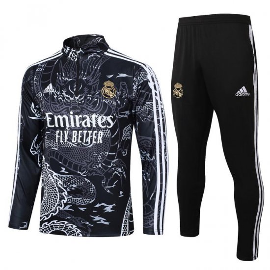 Chandal de Sudadera del Real Madrid 2023-2024 Negro - Haga un click en la imagen para cerrar