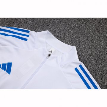 Chandal de Sudadera del Real Madrid 25-26 Blanco Azul