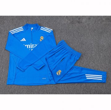 Chandal de Sudadera del Real Madrid Nino 25-26 Azul
