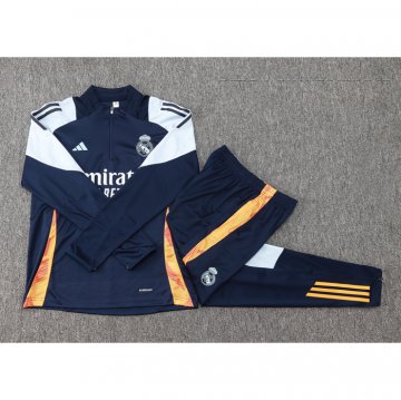 Chandal de Sudadera del Real Madrid Nino 24-25 Azul