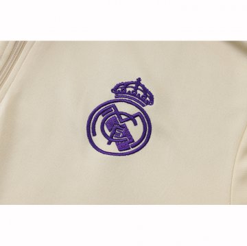 Chandal de Sudadera del Real Madrid Nino 25-26 Amarillo