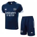 Chandal del Arsenal Manga Corta 25-26 Azul Gris - Pantalon Corto