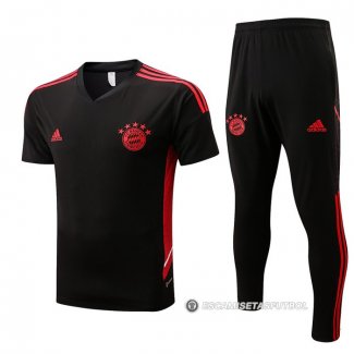 Chandal del Bayern Munich Manga Corta 22-23 Negro