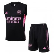 Chandal del Inter Miami Sin Mangas 25-26 Negro Rosa