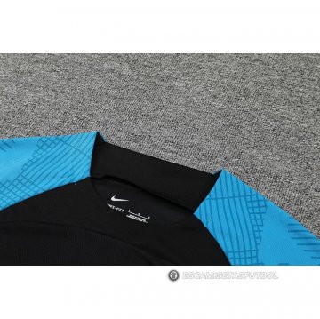 Chandal del Inter Milan Manga Corta 22-23 Negro - Pantalon Corto