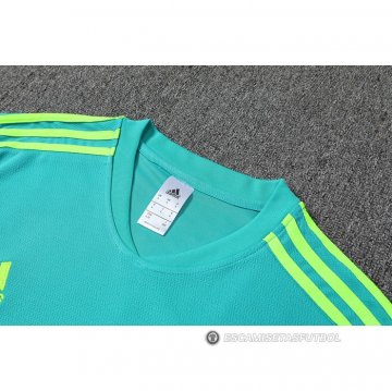 Chandal del Juventus Manga Corta 22-23 Azul y Verde - Pantalon Corto