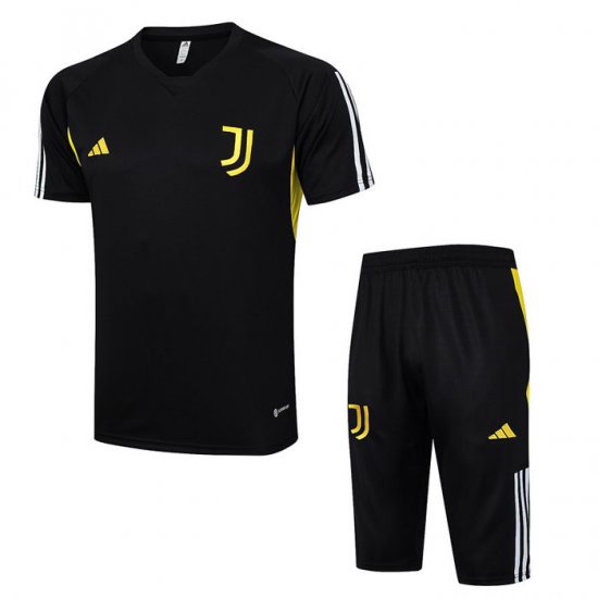 Chandal del Juventus Manga Corta 23-24 Negro - Pantalon Corto - Haga un click en la imagen para cerrar