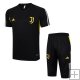 Chandal del Juventus Manga Corta 23-24 Negro - Pantalon Corto