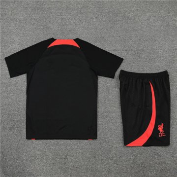 Chandal del Liverpool Manga Corta 2022-2023 Negro - Pantalon Corto