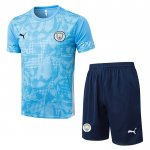 Chandal del Manchester City Manga Corta 25-26 Azul - Pantalon Corto