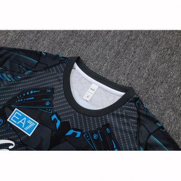 Chandal del Napoli Manga Corta 25-26 Negro - Pantalon Corto