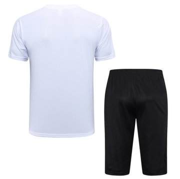 Chandal del Paris Saint-Germain Jordan Manga Corta 23-24 Blanco - Pantalon Corto