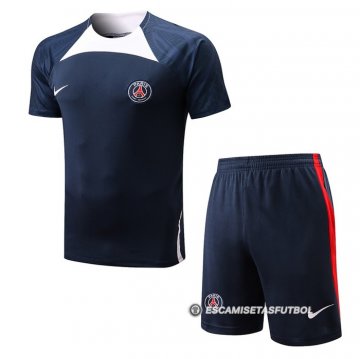 Chandal del Paris Saint-Germain Manga Corta 2022-2023 Azul - Pantalon Corto