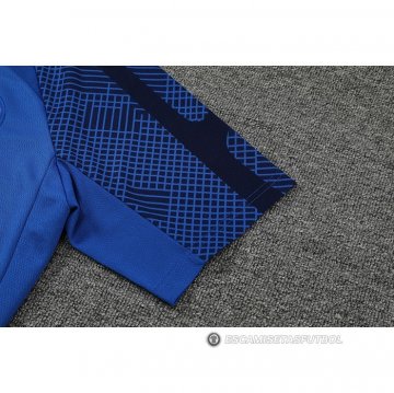 Chandal del Paris Saint-Germain Manga Corta 2022-23 Azul - Pantalon Corto