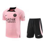 Chandal del Paris Saint-Germain Manga Corta 22-23 Rosa - Pantalon Corto
