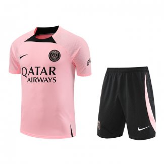 Chandal del Paris Saint-Germain Manga Corta 22-23 Rosa - Pantalon Corto
