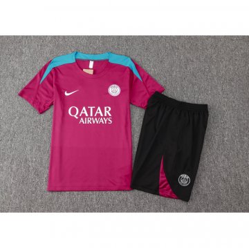 Chandal del Paris Saint-Germain Manga Corta 24-25 Purpura - Pantalon Corto